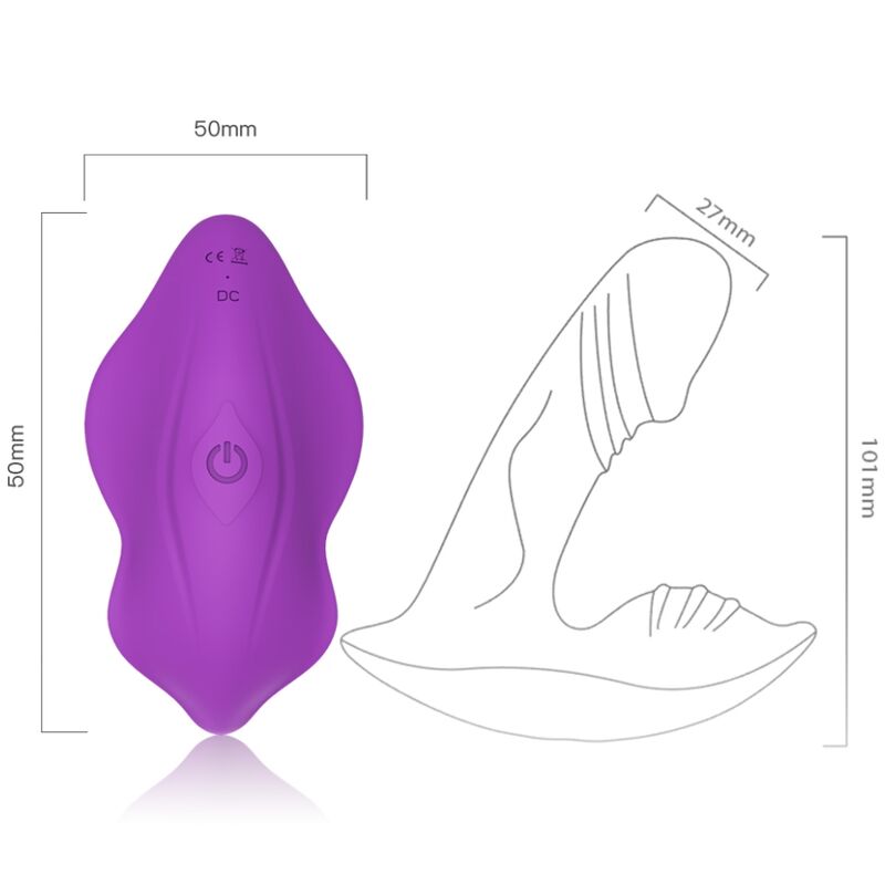 ARMONY - VIBRATORE FISCHIETTO INTRODUCIBILE TELECOMANDO VIOLA – Per il clitoride – foto 2