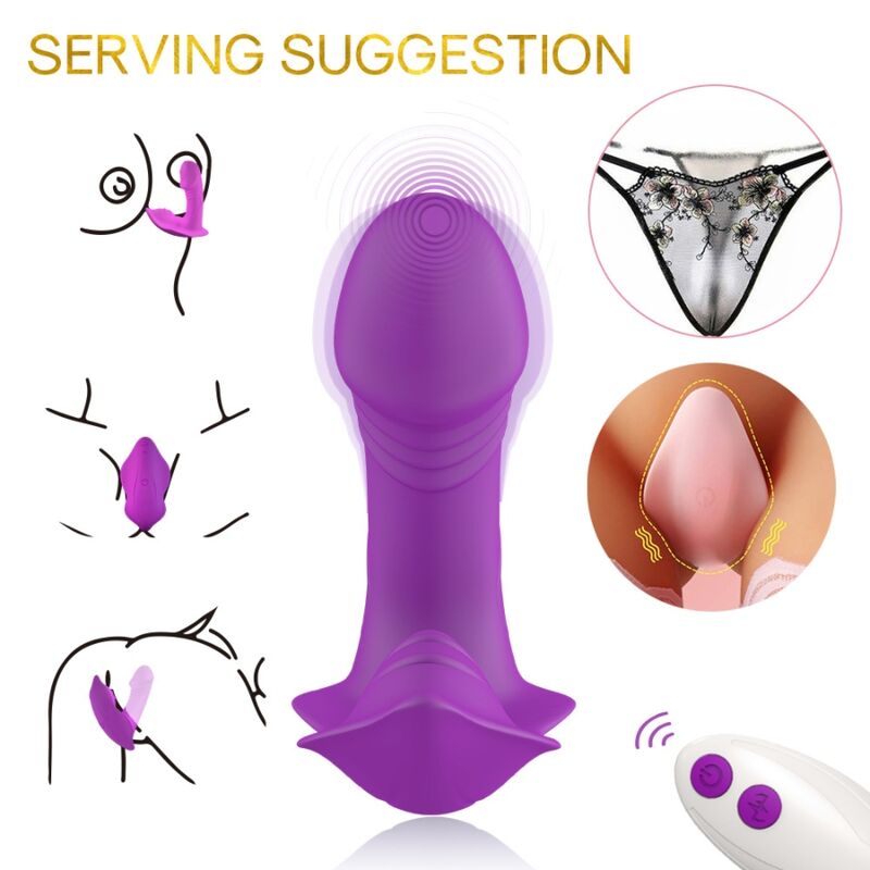 ARMONY - VIBRATORE FISCHIETTO INTRODUCIBILE TELECOMANDO VIOLA – Per il clitoride