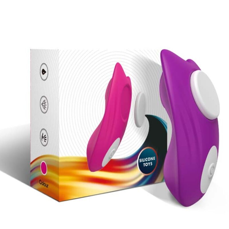 ARMONY - MUTANDINA INDOSSABILE CON VIBRATORE TELECOMANDO VIOLA – Per il clitoride – foto 5