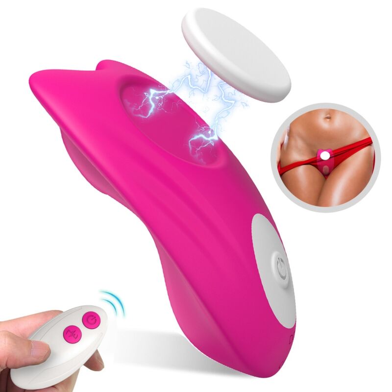 ARMONY - MUTANDINA INDOSSABILE CON VIBRATORE TELECOMANDO BUTTERFLY ROSA – Per il clitoride