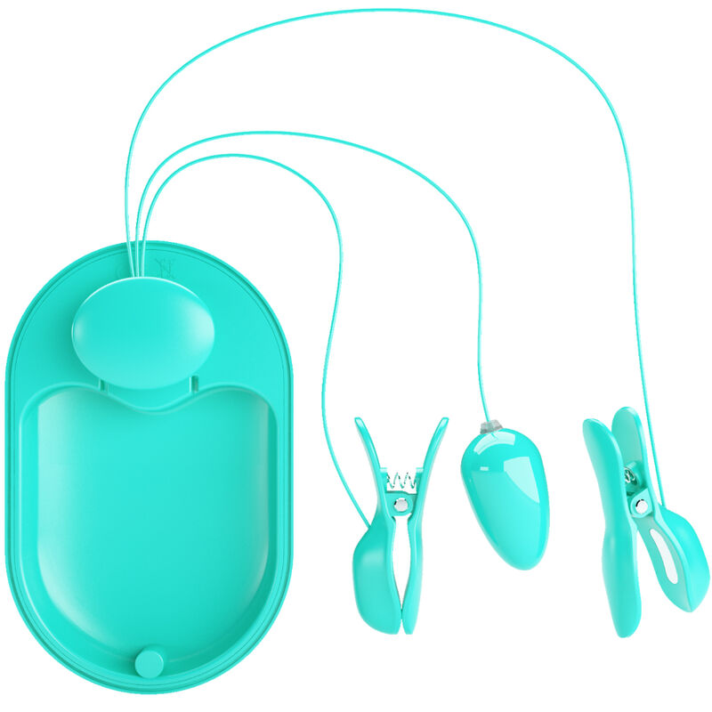 PRETTY LOVE - SCATOLA A SORPRESA PINZETTE PER ELETTROSTIMOLAZIONE BLU – Elettrostimolazione – foto 2