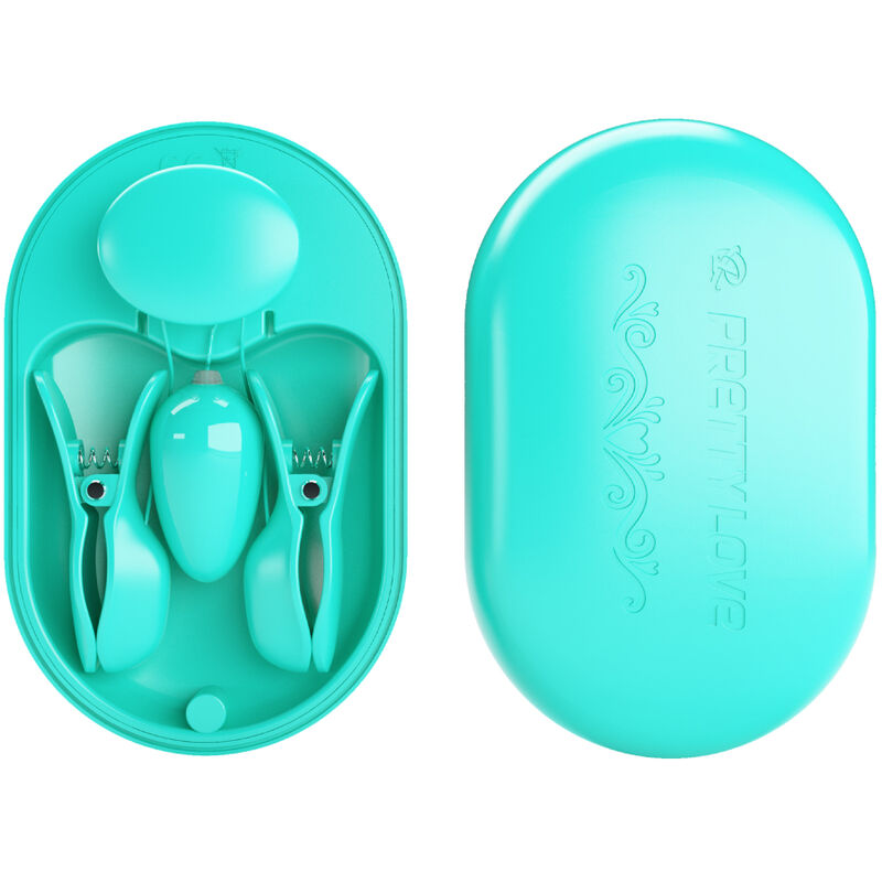 PRETTY LOVE - SCATOLA A SORPRESA PINZETTE PER ELETTROSTIMOLAZIONE BLU – Elettrostimolazione – foto 3