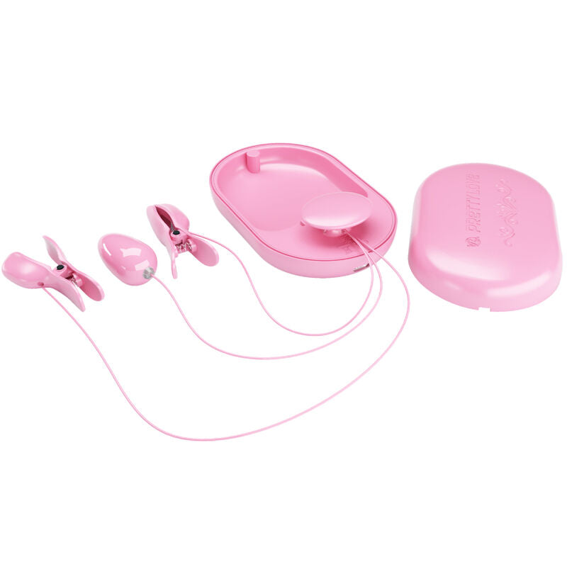 PRETTY LOVE - SCATOLA A SORPRESA PINZETTE PER ELETTROSTIMOLAZIONE ROSA – Elettrostimolazione – foto 4