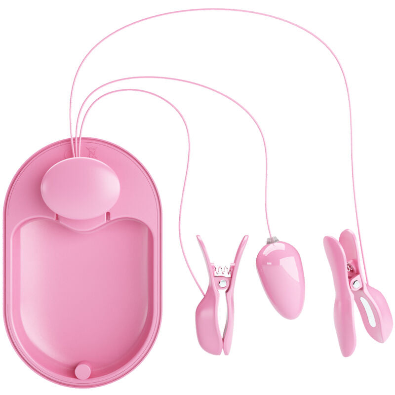PRETTY LOVE - SCATOLA A SORPRESA PINZETTE PER ELETTROSTIMOLAZIONE ROSA – Elettrostimolazione – foto 2