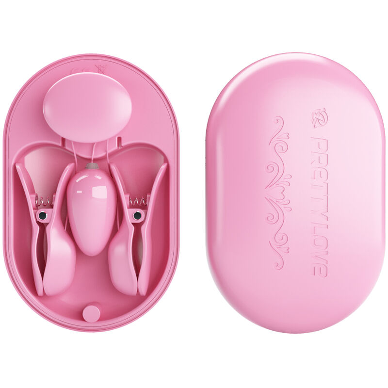 PRETTY LOVE - SCATOLA A SORPRESA PINZETTE PER ELETTROSTIMOLAZIONE ROSA – Elettrostimolazione – foto 3