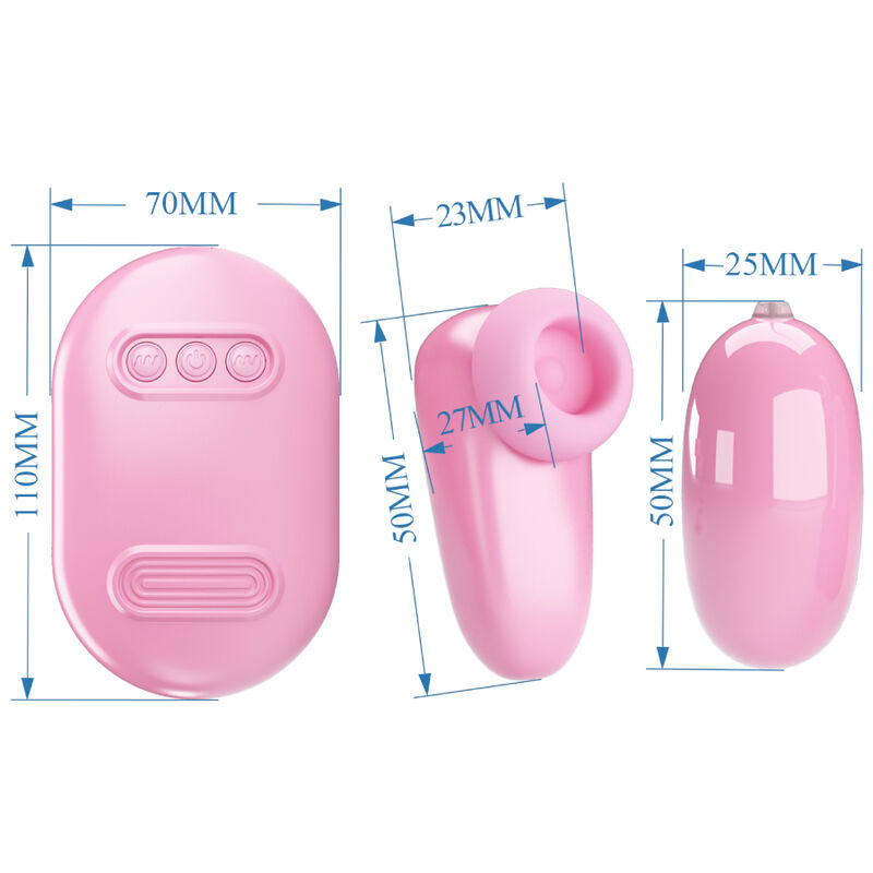PRETTY LOVE - PROIETTILE VIBRANTE MAGIC BOX E STIMOLATORE ROSA – Proiettili vibranti – foto 5