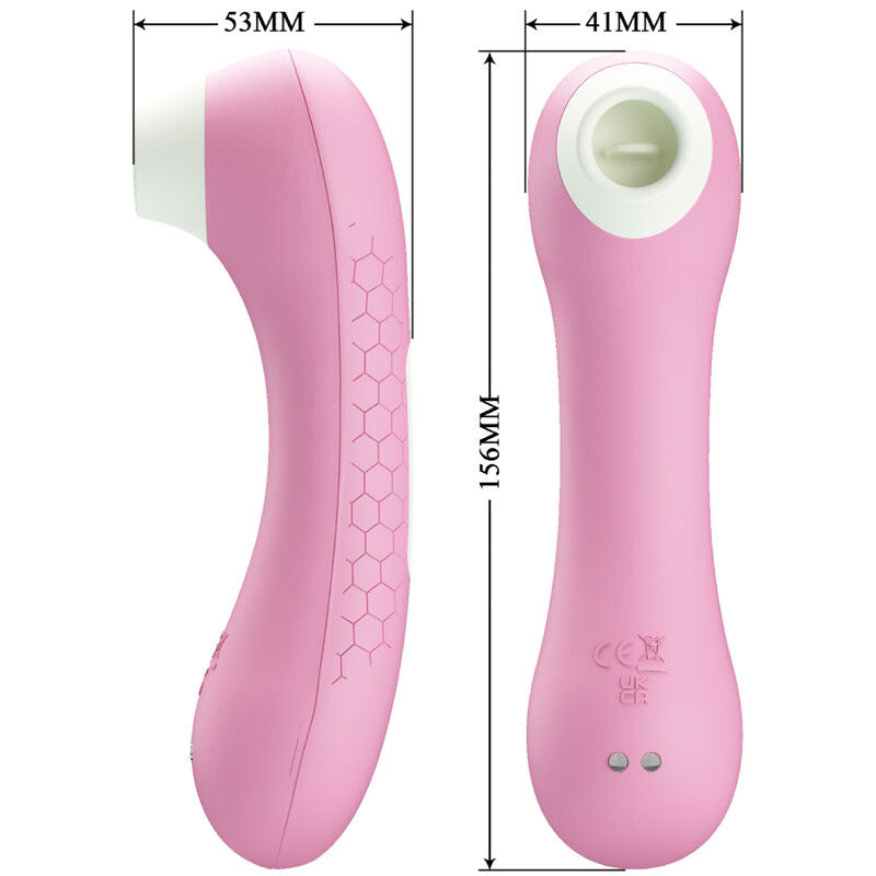 ROMANCE - ASPIRAZIONE CLITORIDE ROSA SMERALDO – Stimolatore dell'aria nessuna vibrazione – foto 4