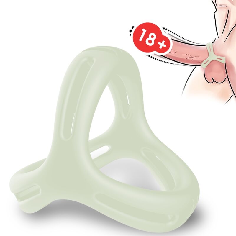 ARMONY - X-RING MULTIPOSIZIONE LUMINOSO – Cockring senza vibrazione