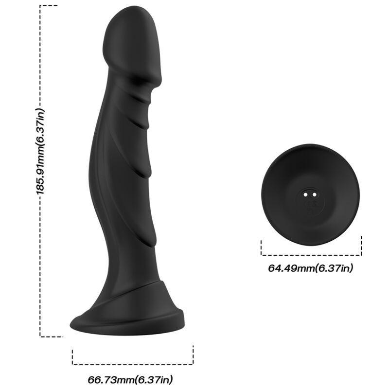 ARMONY - VIBRATORE DILDO E TELECOMANDO PLUG ANALE NERO – Dildo anali