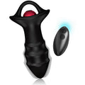 ARMONY - VIBRATORE A DITA KYLIN E TELECOMANDO CON PRESA ANALE NERO – Tappi anali