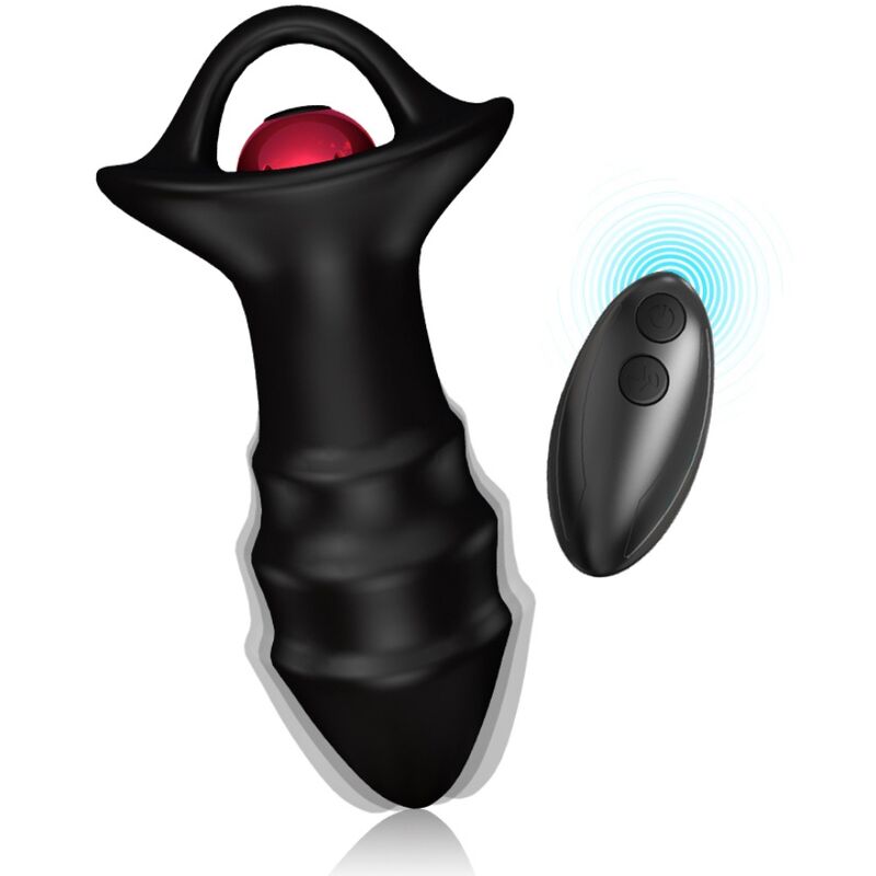 ARMONY - VIBRATORE A DITA KYLIN E TELECOMANDO CON PRESA ANALE NERO – Tappi anali