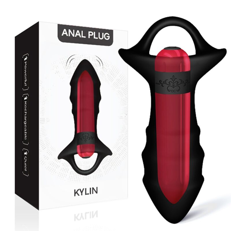 ARMONY - VIBRATORE A DITA KYLIN E TELECOMANDO CON PRESA ANALE NERO – Tappi anali – foto 5