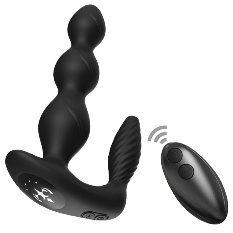 ARMONY - VIBRATORE E STIMOLATORE MANFUN PLUG ANALE TELECOMANDO NERO – Tappi anali