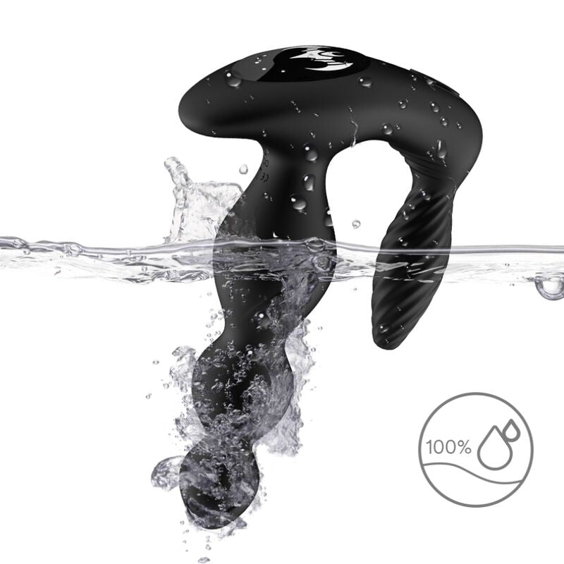 ARMONY - VIBRATORE E STIMOLATORE MANFUN PLUG ANALE TELECOMANDO NERO – Tappi anali – foto 3