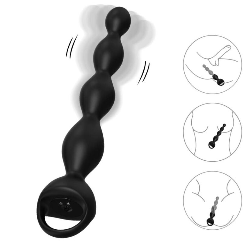 ARMONY - PLUG ANALE VIBRATORE FINGER NERO – Tappi anali