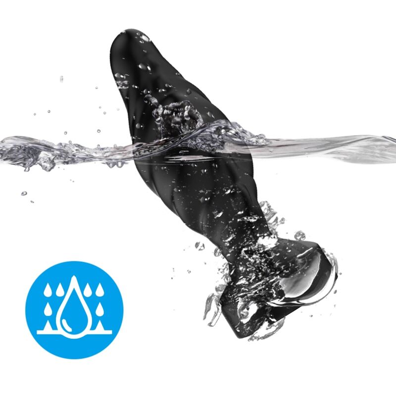 ARMONY - VIBRATORE E PLUG ANALE TELECOMANDO NERO – Tappi anali – foto 3