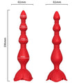 ARMONY - PAGODA VIBRATORE ROSA E PLUG ANALE ROSSO – Tappi anali