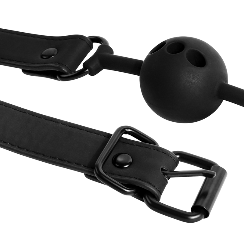 FETISH SUBMISSIVE BONDAGE - BALL GAG IN SILICONE TRASPIRANTE – Mascelle – foto 6