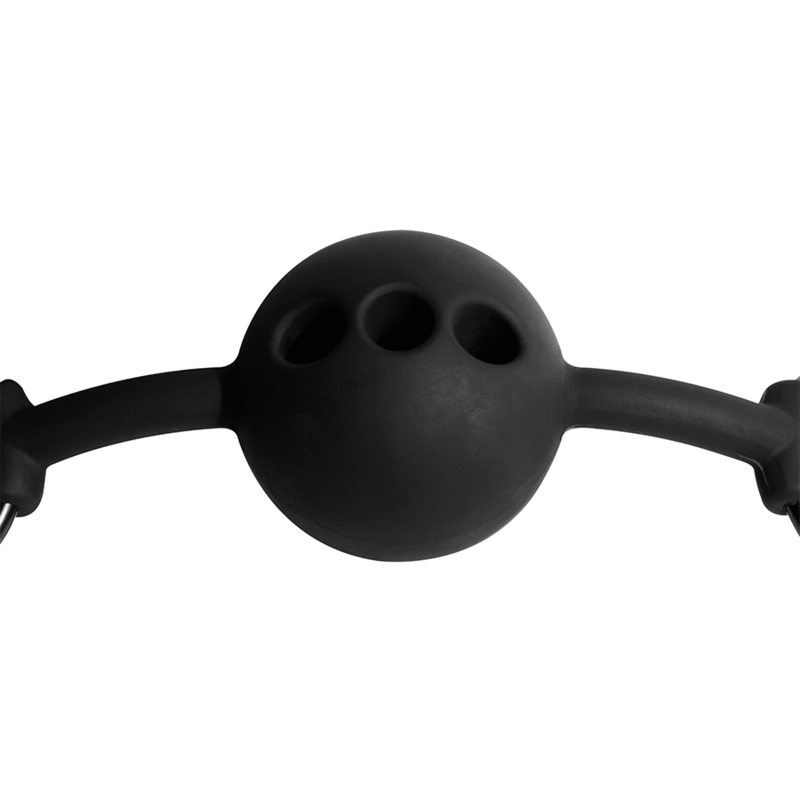 FETISH SUBMISSIVE BONDAGE - BALL GAG IN SILICONE TRASPIRANTE – Mascelle – foto 5
