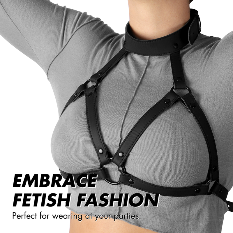 FETISH SUBMISSIVE BONDAGE - IMBRACATURA TORACE REGOLABILE – Cablaggi di fissaggio – foto 6