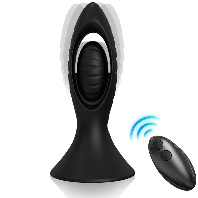 ARMONY - VIBRATORE E PLUG ANALE IN SILICONE NERO – Tappi anali
