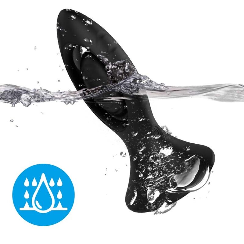 ARMONY - VIBRATORE E PLUG ANALE IN SILICONE NERO – Tappi anali – foto 3