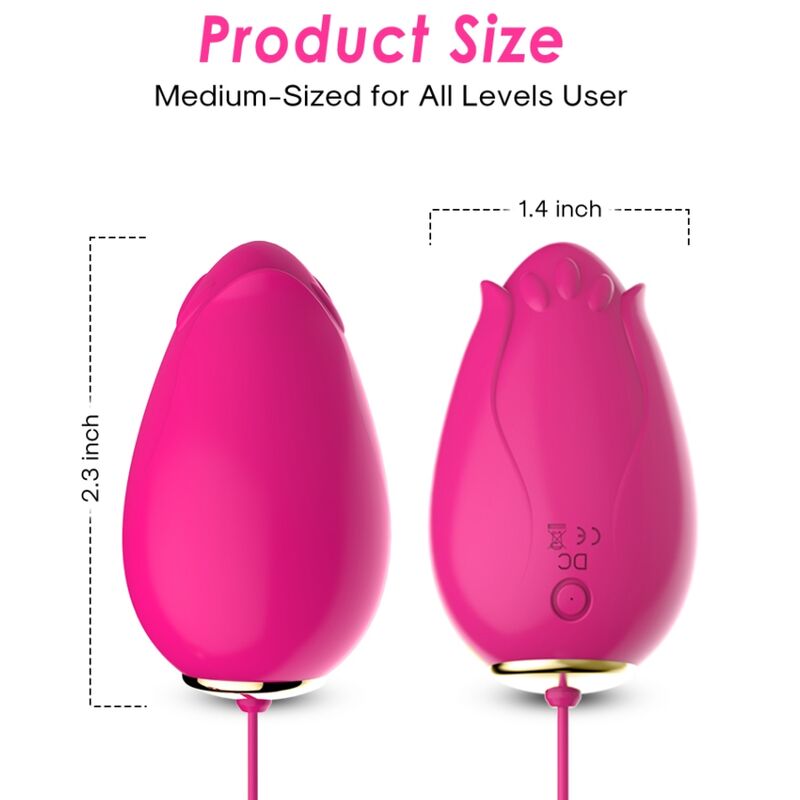 ARMONY - MANDALA EGG VIBRATORE G-SPOT REMOTE CONTROL FUCSIA – Uova vibranti – foto 5