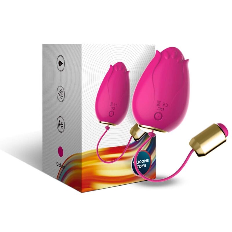 ARMONY - MANDALA EGG VIBRATORE G-SPOT REMOTE CONTROL FUCSIA – Uova vibranti – foto 6