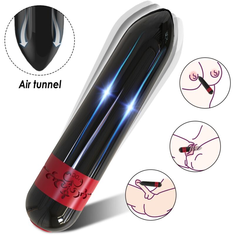 ARMONY - PROIETTILE VIBRATORE ROCKET NERO – Proiettili vibranti – foto 3