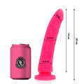 DELTA CLUB - TOYS DILDO MEDICO ROSA IN SILICONE 20 CM -O- 4 CM – Peni realistici