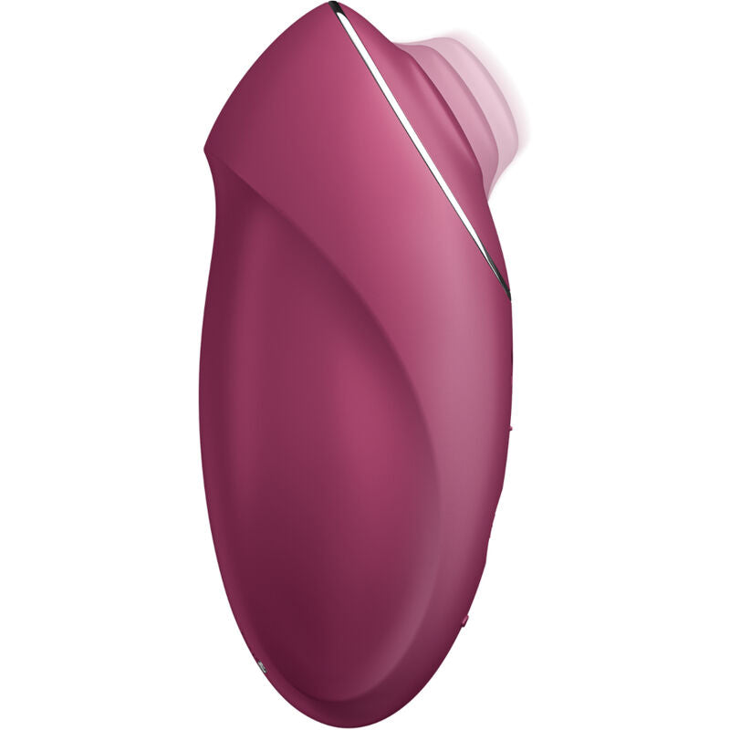 SATISFYER - TAP & CLIMAX 1 VIBRATORE LAY-ON ROSSO – Vibratori clitoridei da posare – foto 3