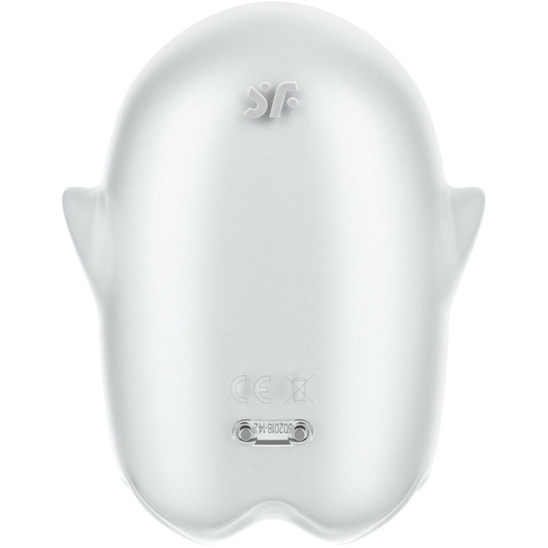 SATISFYER - GHOST AIR PULSE & VIBRATORE BIANCO – Stimolatore d'aria con vibrazione – foto 4