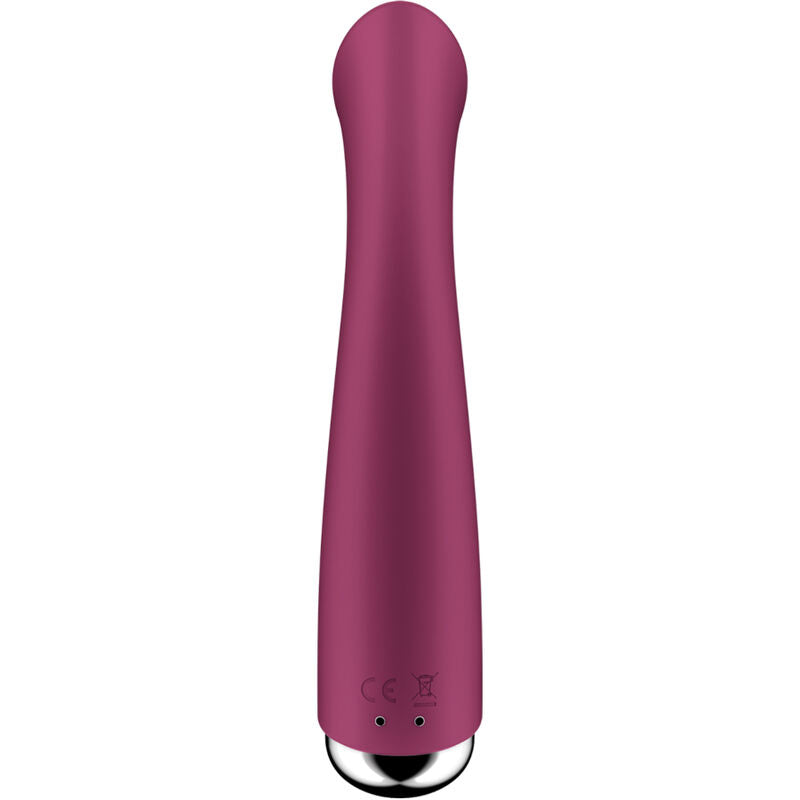 SATISFYER - SPINNING G-SPORT 1 VIBRATORE ROTATORE ROSSO – Vibratori a punto G – foto 4