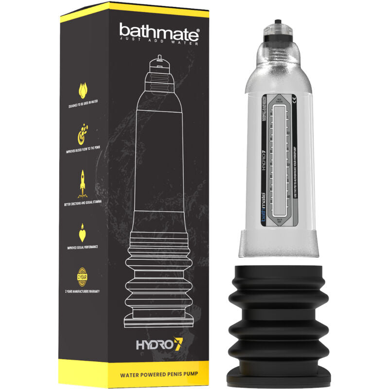 BATHMATE - HYDRO 7 HERCULES TRASPARENTE – Pompa per l'ingrandimento del pene