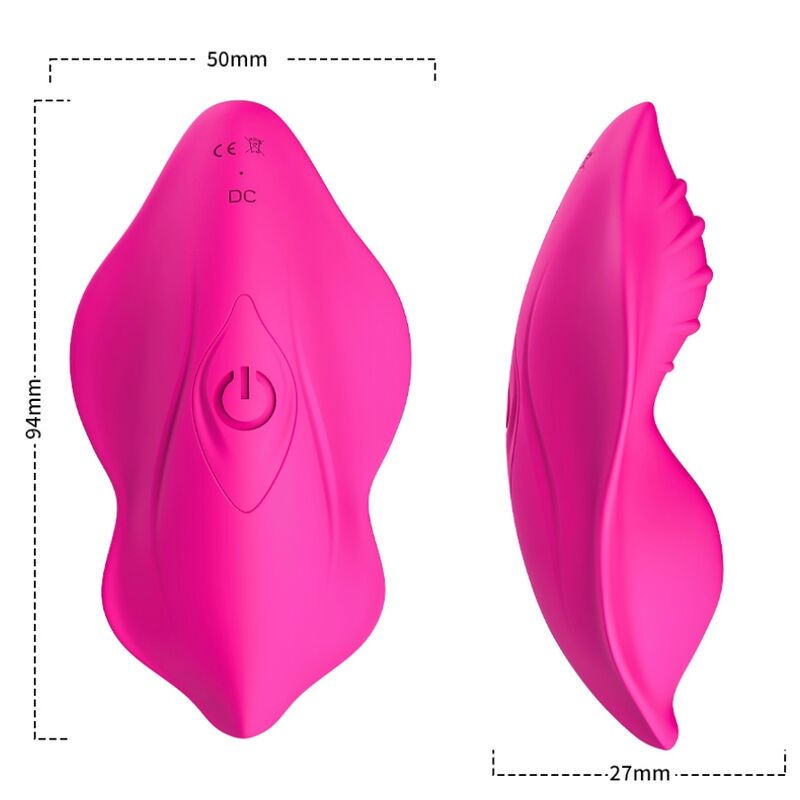 ARMONY - WHISPER SLIP INDOSSABILE VIBRATORE TELECOMANDO FUCSIA – Per il clitoride – foto 3