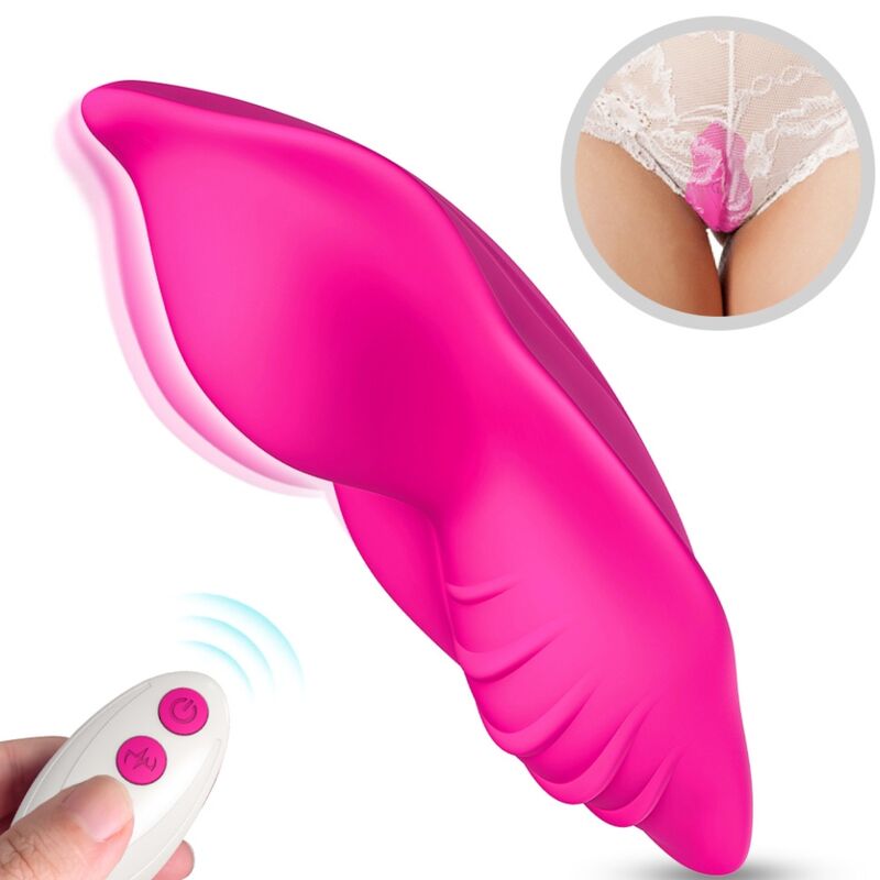 ARMONY - WHISPER SLIP INDOSSABILE VIBRATORE TELECOMANDO FUCSIA – Per il clitoride