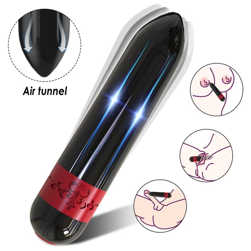ARMONY - ROCKET VIBRATORE BULLET TELECOMANDO NERO – Proiettili vibranti – foto 4