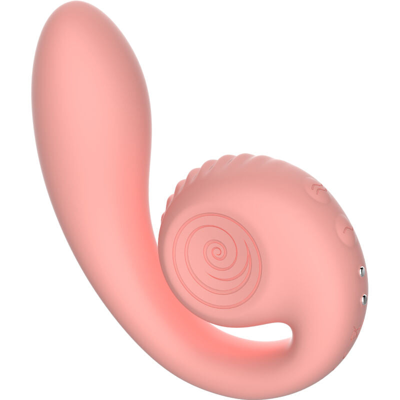 SNAIL VIBE - GIZI DUAL STIMOLATORE ROSA – Vibratori di coniglio