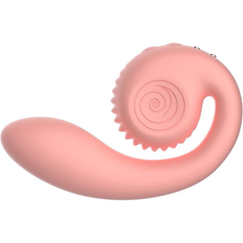 SNAIL VIBE - GIZI DUAL STIMOLATORE ROSA – Vibratori di coniglio – foto 3