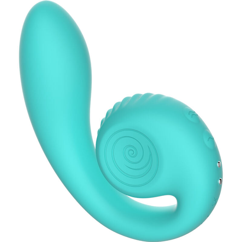 SNAIL VIBE - GIZI DUAL STIMOLATORE TURCHESE – Vibratori di coniglio