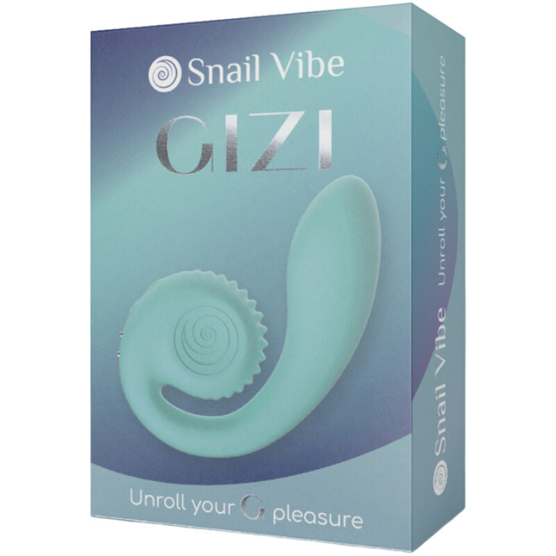 SNAIL VIBE - GIZI DUAL STIMOLATORE TURCHESE – Vibratori di coniglio – foto 4
