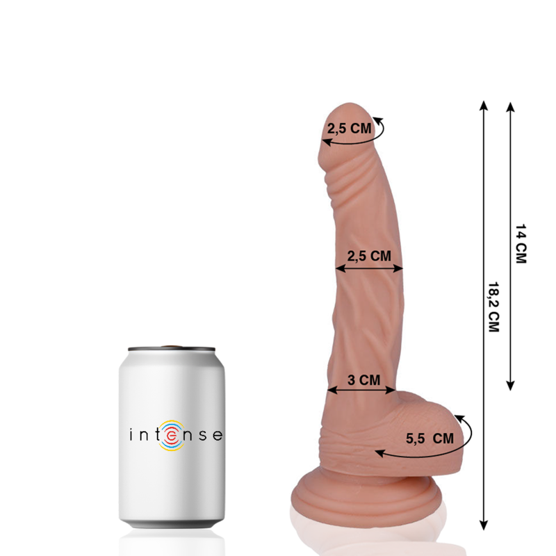 MR INTENSE - 12 PENE REALISTICO 18.2 CM -O- 2.5 CM – Peni realistici