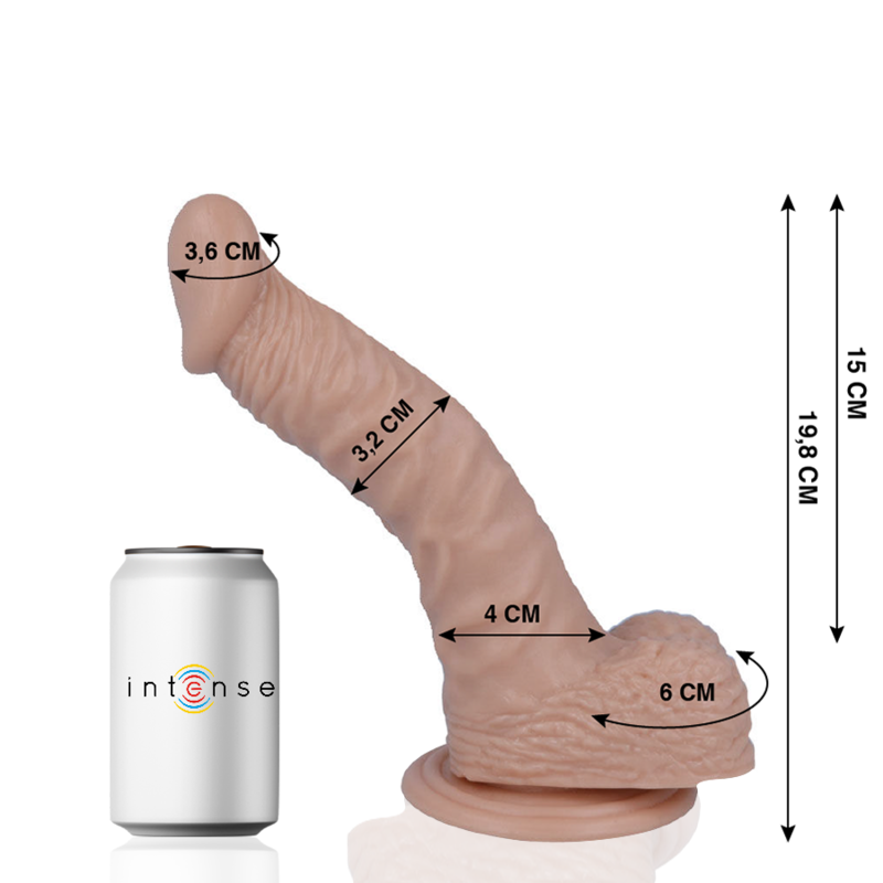 MR INTENSE - 18 PENE REALISTICO 19.8 CM -O- 3.2 CM – Peni realistici