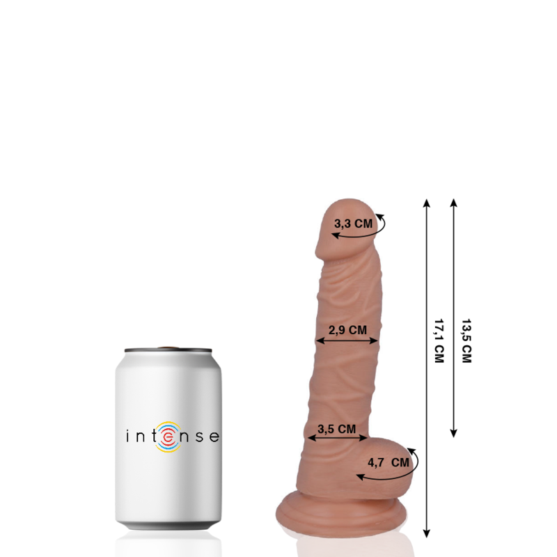 MR INTENSE - 7 PENE REALISTICO 17.1 CM -O- 2.9 CM – Peni realistici