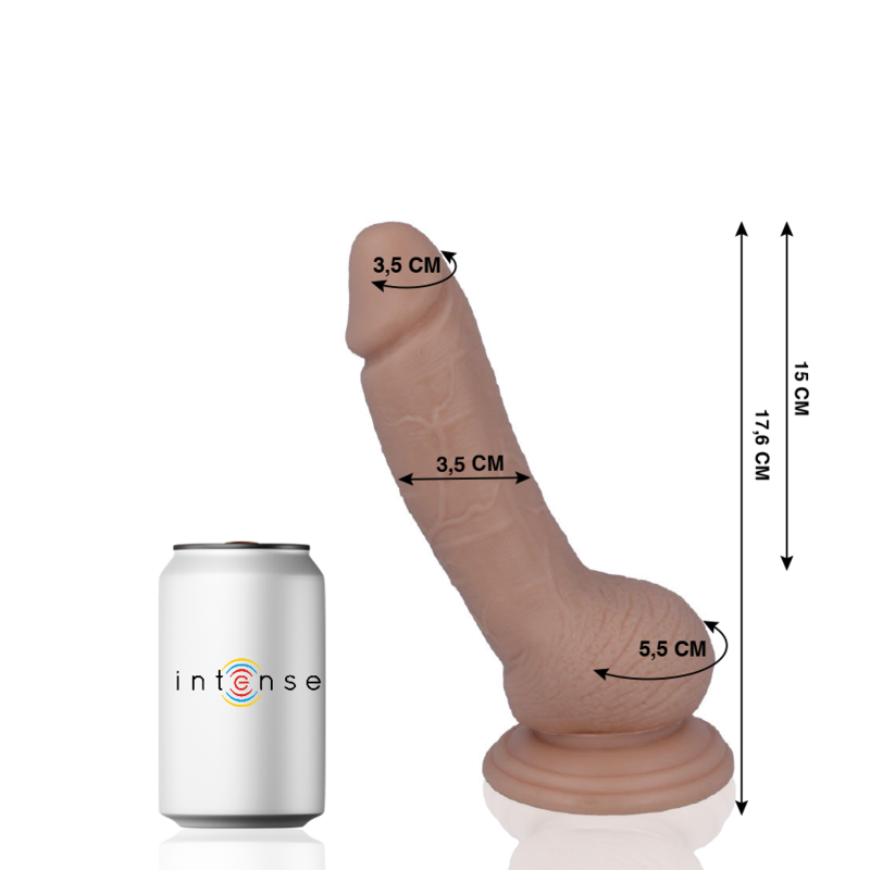 MR INTENSE - 8 PENE REALISTICO 17.6 CM -O- 3.5 CM – Peni realistici
