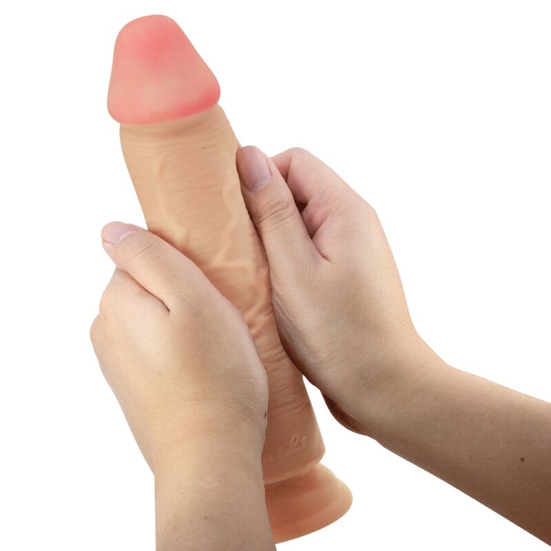PRETTY LOVE - DILDO REALISTICO SERIE SLIDING SKIN CON VENTOSA SCORREVOLE DELLA PELLE FLESH 23,4 CM – Falli senza vibrazioni – foto 3