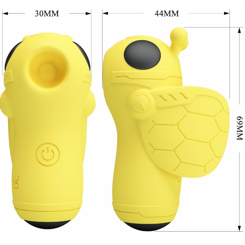 PRETTY LOVE - MINI GIOCATTOLI DIVERTENTI DI MAGIC BEE VIBRATORE E VENTOSA – Stimolatore d'aria con vibrazione – foto 2