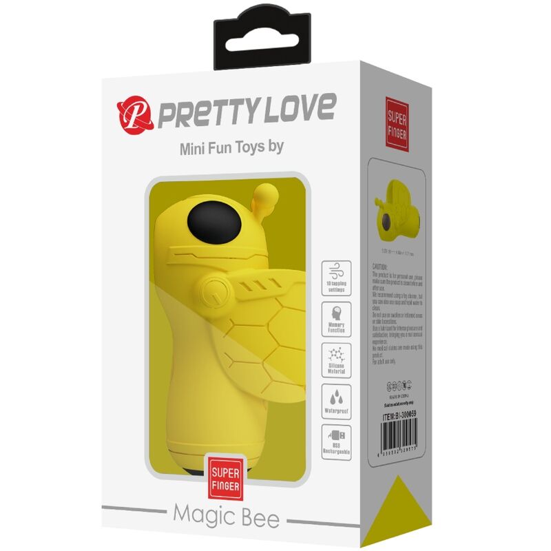 PRETTY LOVE - MINI GIOCATTOLI DIVERTENTI DI MAGIC BEE VIBRATORE E VENTOSA – Stimolatore d'aria con vibrazione – foto 3
