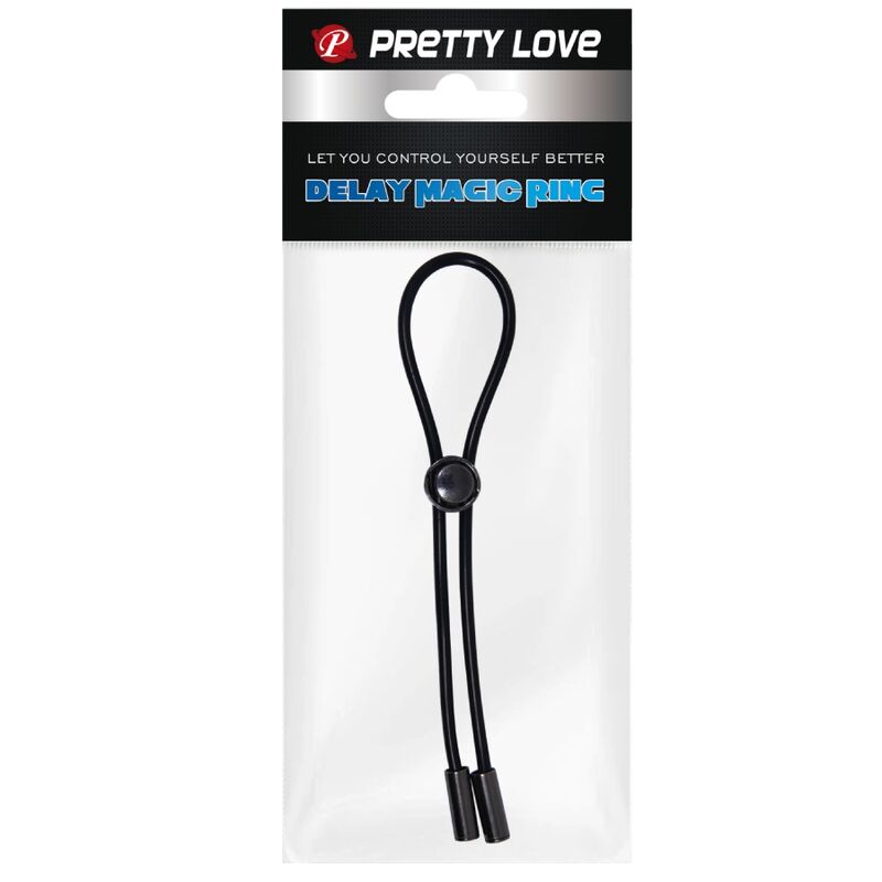 PRETTY LOVE - ANELLO PER PENE E TESTICOLI CON CORDONCINO – Cockring senza vibrazione – foto 4