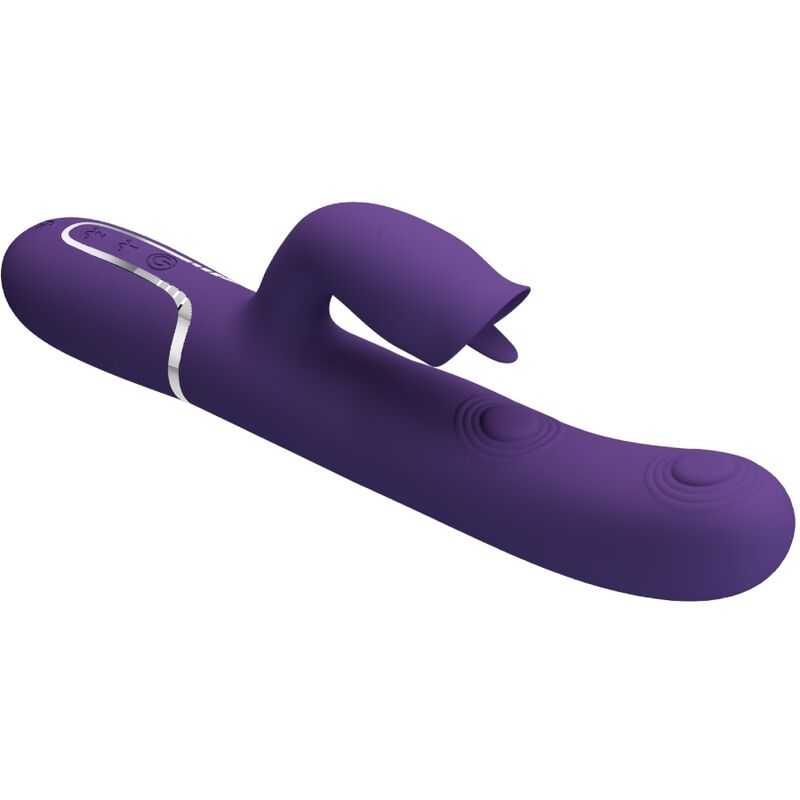 PRETTY LOVE - VIBRATORE CONIGLIO CON VIOLA DA LECCARE – Vibratori di coniglio